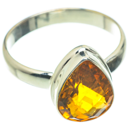Mandarin Citrine Rings handcrafted by Ana Silver Co - RING59993