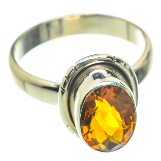 Mandarin Citrine Rings handcrafted by Ana Silver Co - RING59994
