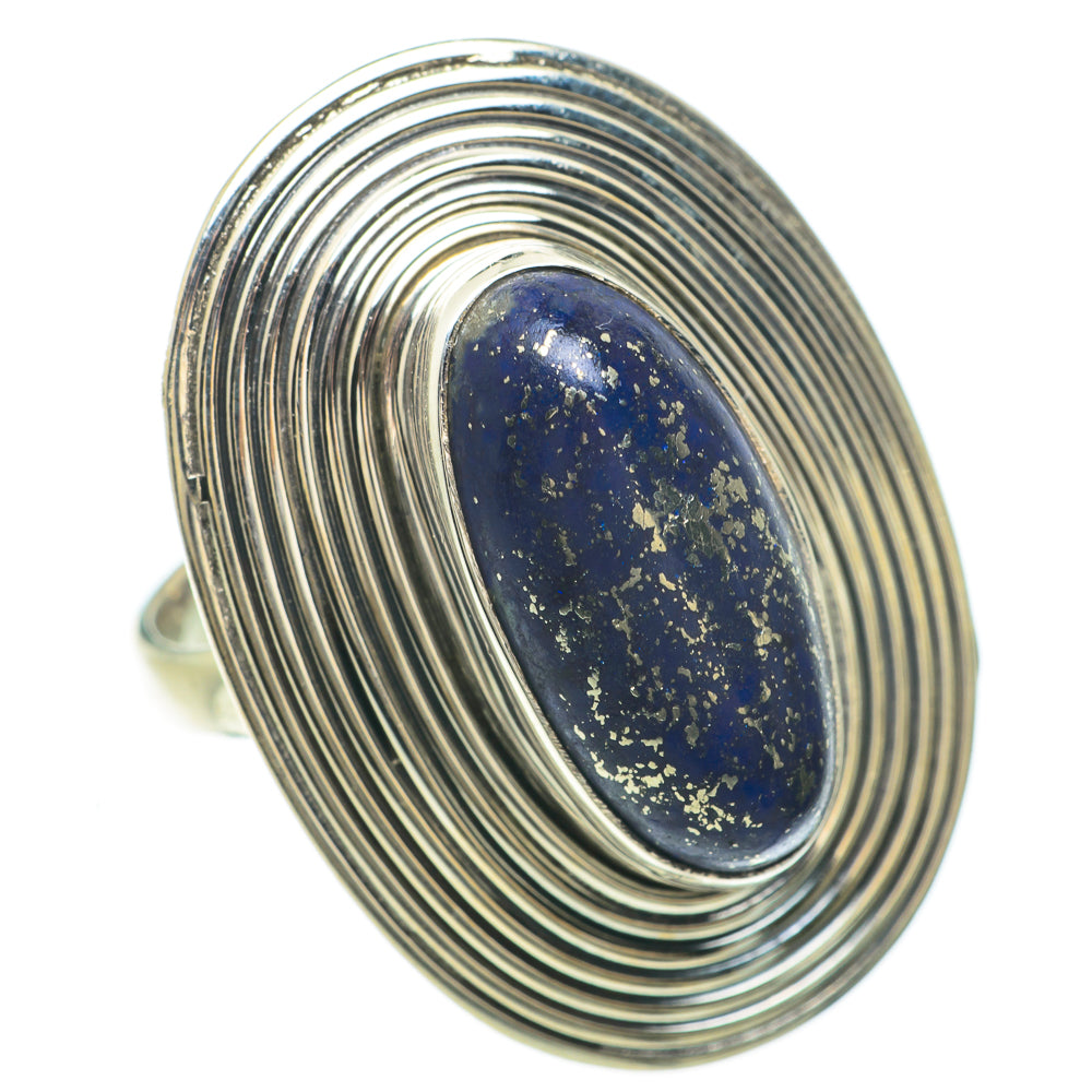 Lapis Lazuli Rings handcrafted by Ana Silver Co - RING60007