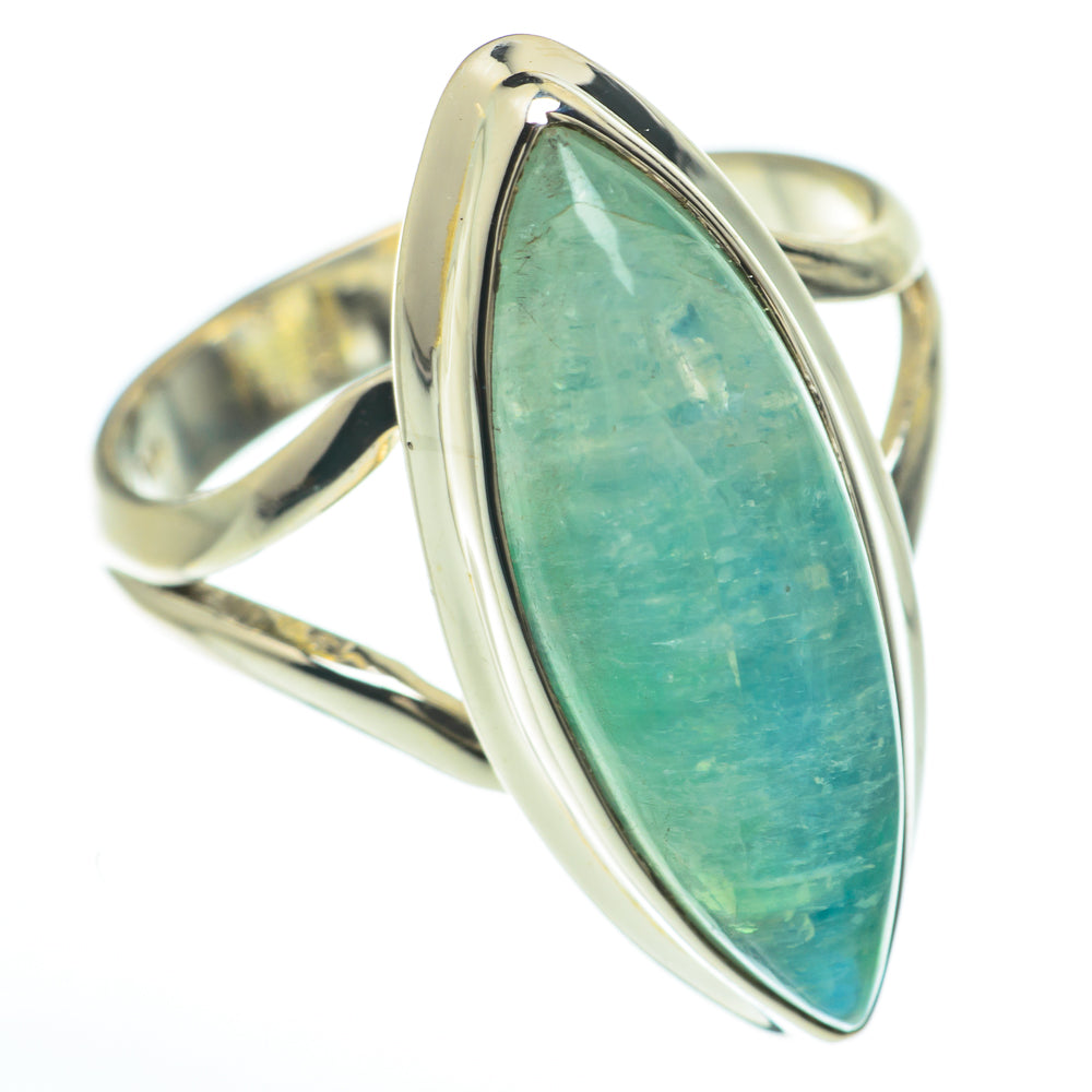 Rainbow Moonstone Rings handcrafted by Ana Silver Co - RING60011