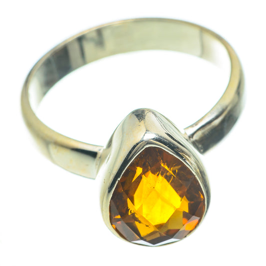Mandarin Citrine Rings handcrafted by Ana Silver Co - RING60018