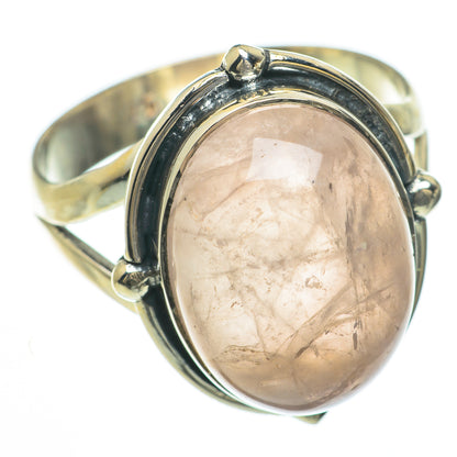 Rose Quartz Rings handcrafted by Ana Silver Co - RING60020