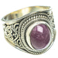 Pink Tourmaline Rings handcrafted by Ana Silver Co - RING60021