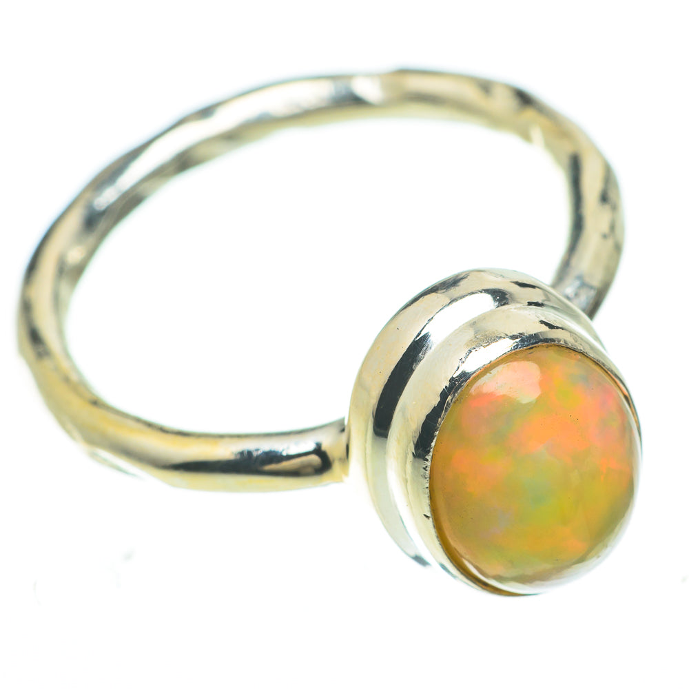 Ethiopian Opal Rings handcrafted by Ana Silver Co - RING60024