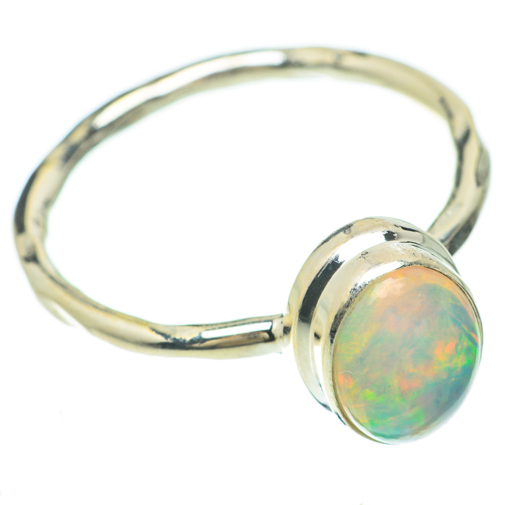 Ethiopian Opal Rings handcrafted by Ana Silver Co - RING60025