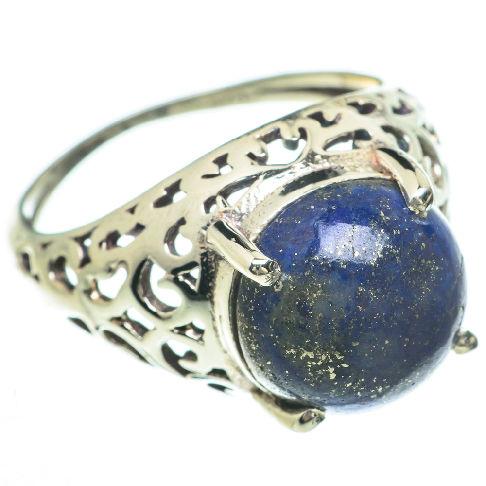 Lapis Lazuli Rings handcrafted by Ana Silver Co - RING60026
