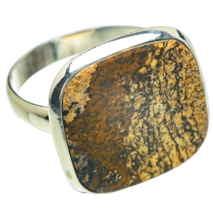 Picture Jasper Rings handcrafted by Ana Silver Co - RING60039