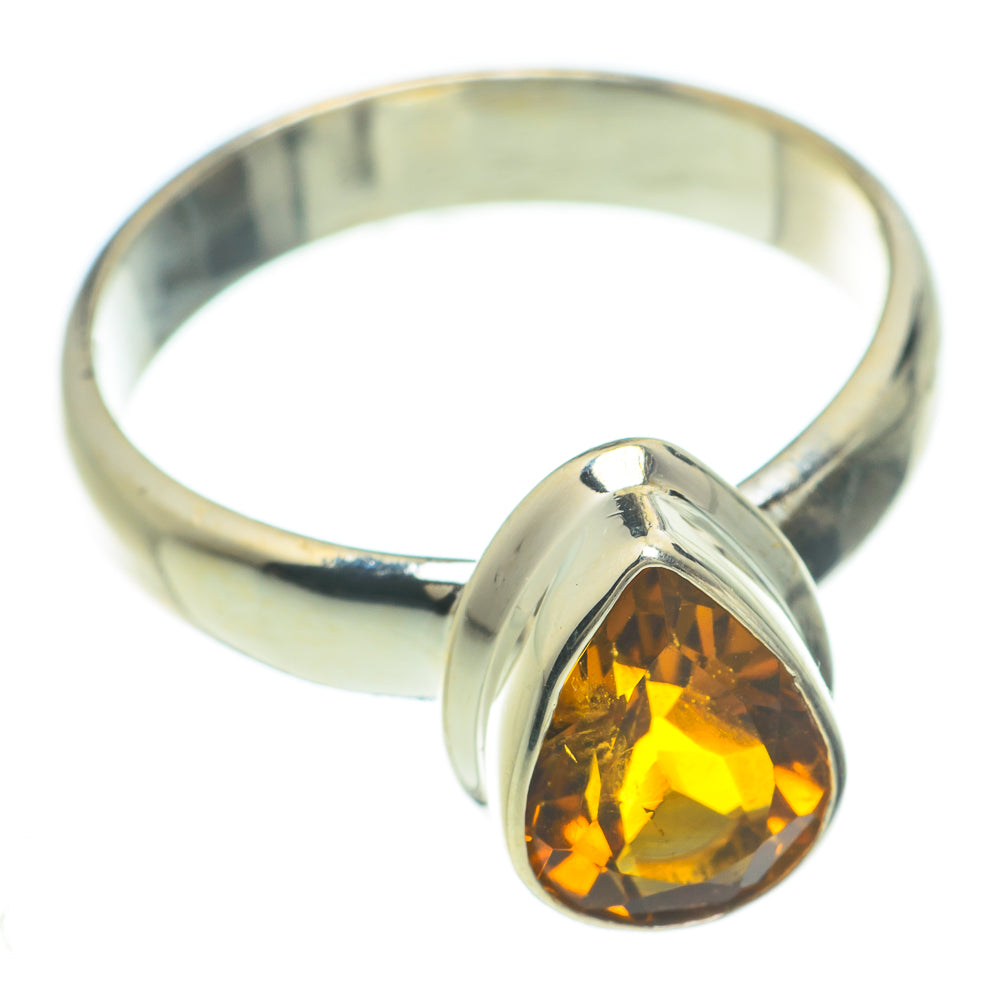Mandarin Citrine Rings handcrafted by Ana Silver Co - RING60041