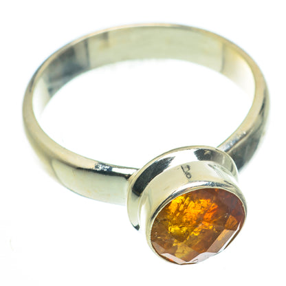 Mandarin Citrine Rings handcrafted by Ana Silver Co - RING60042