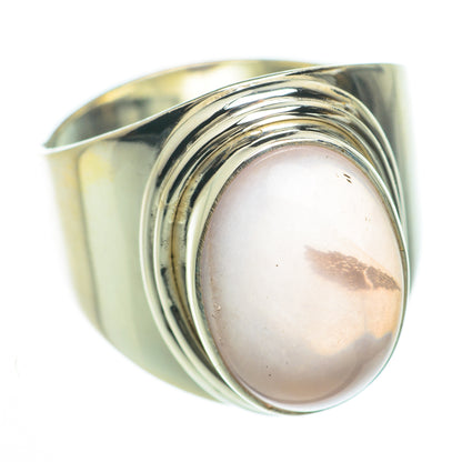 Rose Quartz Rings handcrafted by Ana Silver Co - RING60045