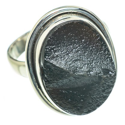 Tektite Rings handcrafted by Ana Silver Co - RING60051 - Photo 2