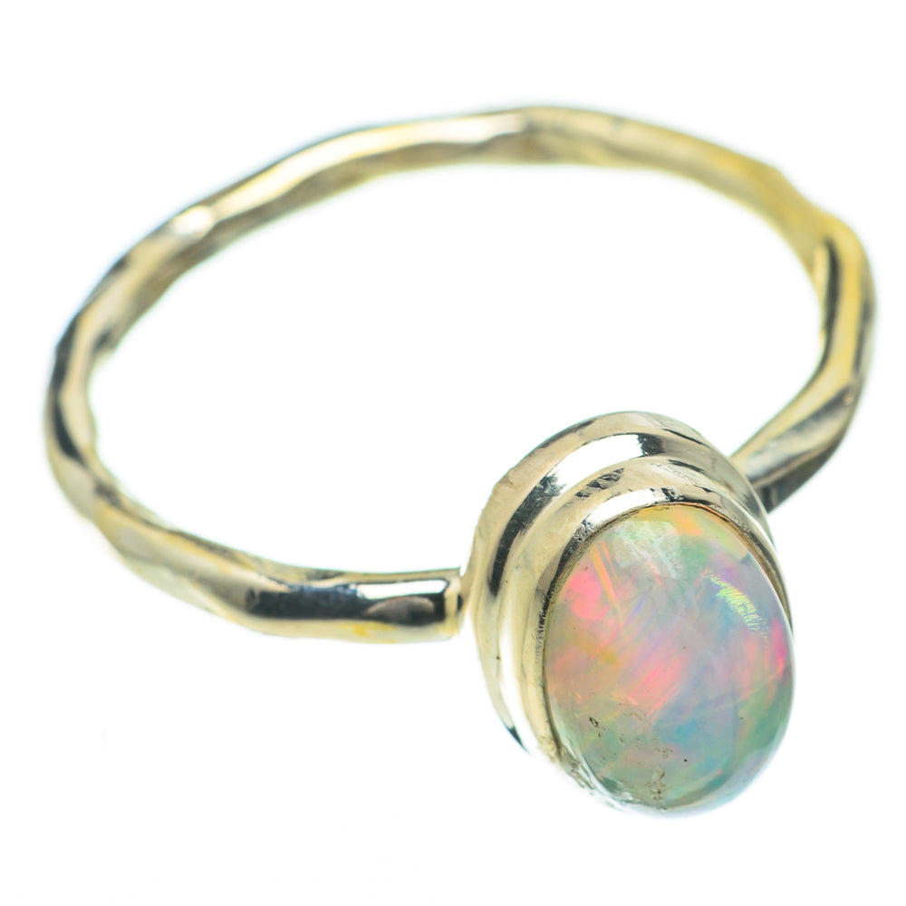 Ethiopian Opal Rings handcrafted by Ana Silver Co - RING60055