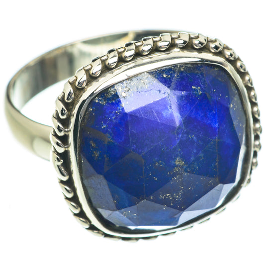 Lapis Lazuli Rings handcrafted by Ana Silver Co - RING60061