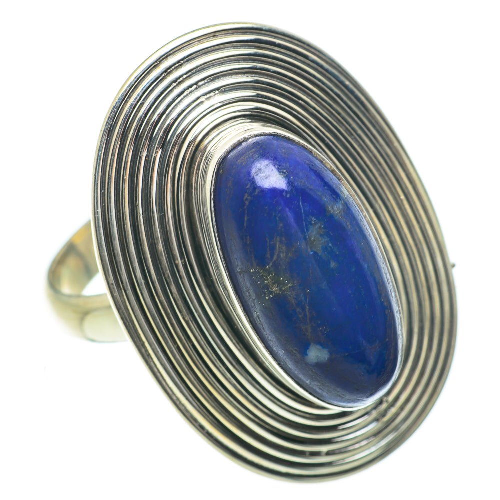 Lapis Lazuli Rings handcrafted by Ana Silver Co - RING60062