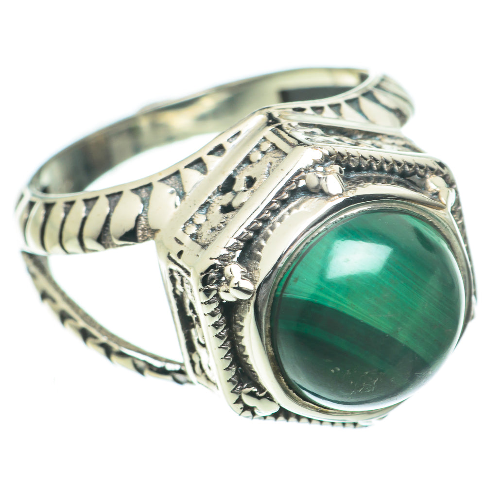 Malachite Rings handcrafted by Ana Silver Co - RING60063