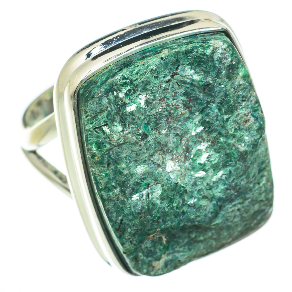 Green Fuchsite Rings handcrafted by Ana Silver Co - RING60064