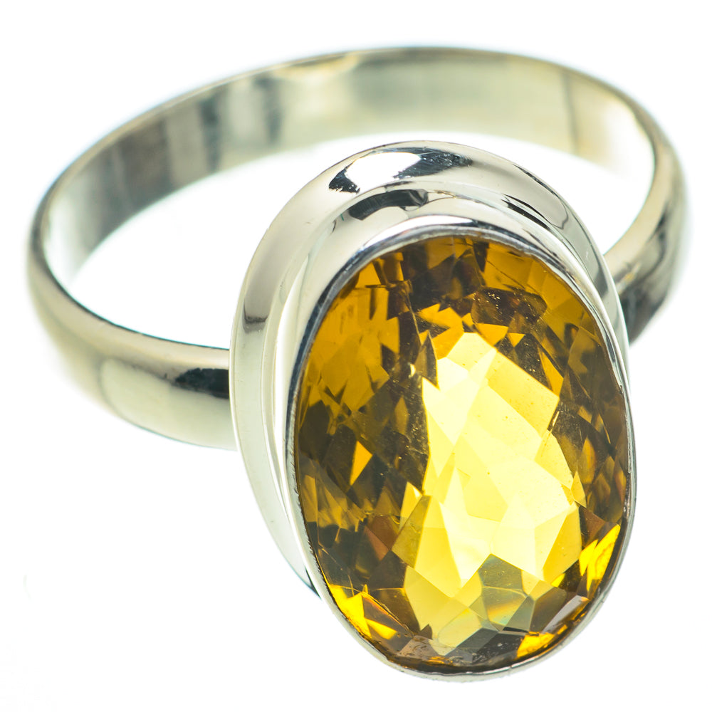 Mandarin Citrine Rings handcrafted by Ana Silver Co - RING60073
