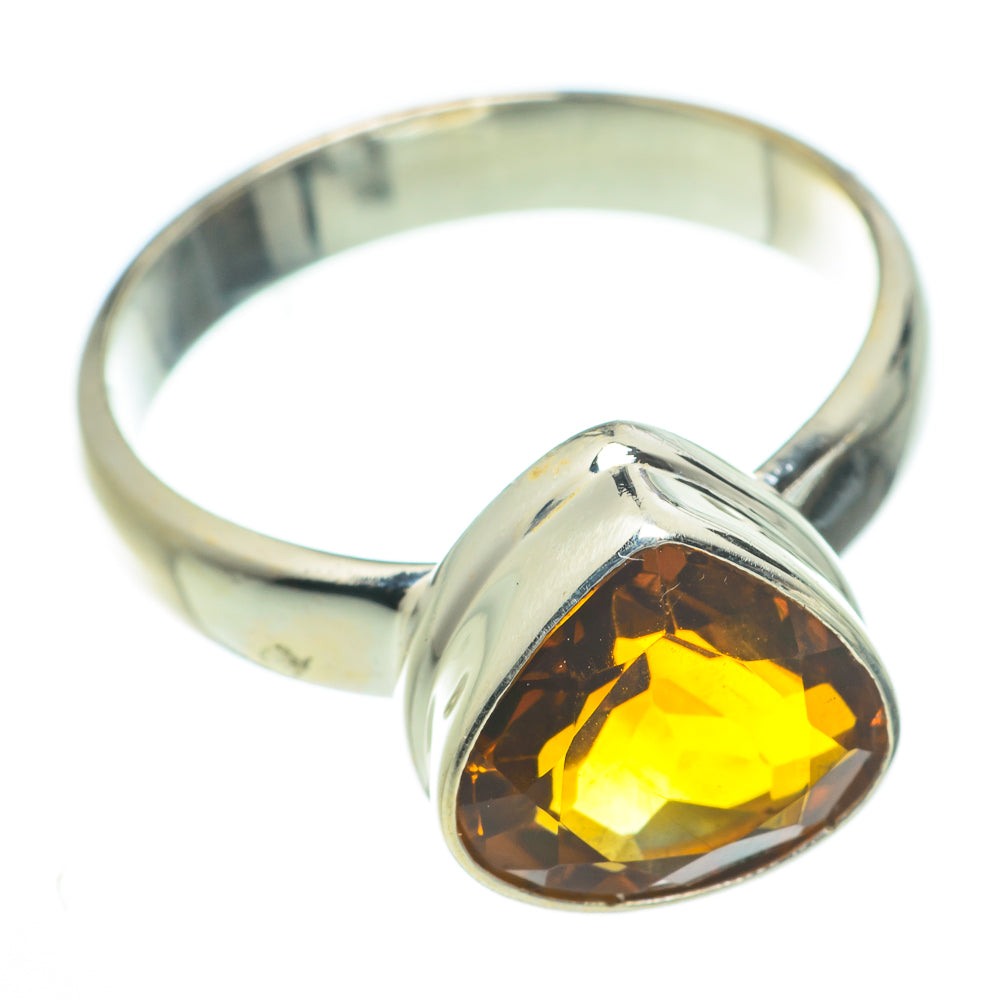 Mandarin Citrine Rings handcrafted by Ana Silver Co - RING60074