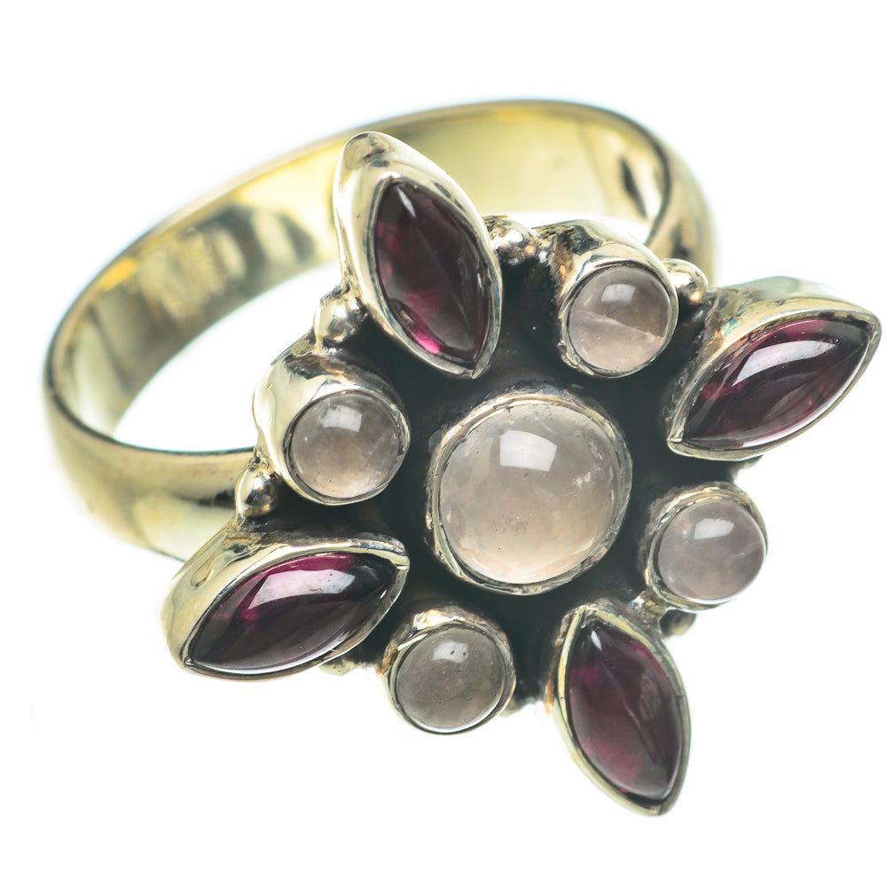 Rose Quartz Rings handcrafted by Ana Silver Co - RING60076