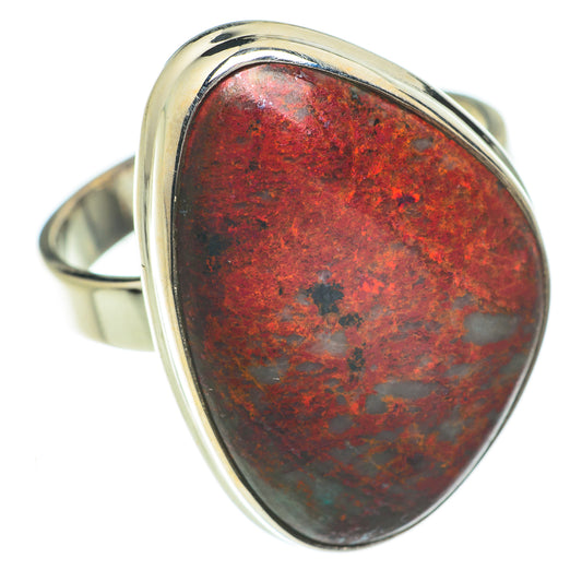 Bloodstone Rings handcrafted by Ana Silver Co - RING60078