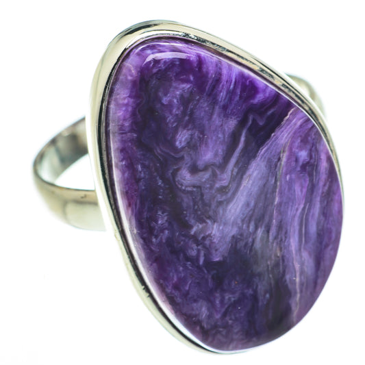 Charoite Rings handcrafted by Ana Silver Co - RING60080