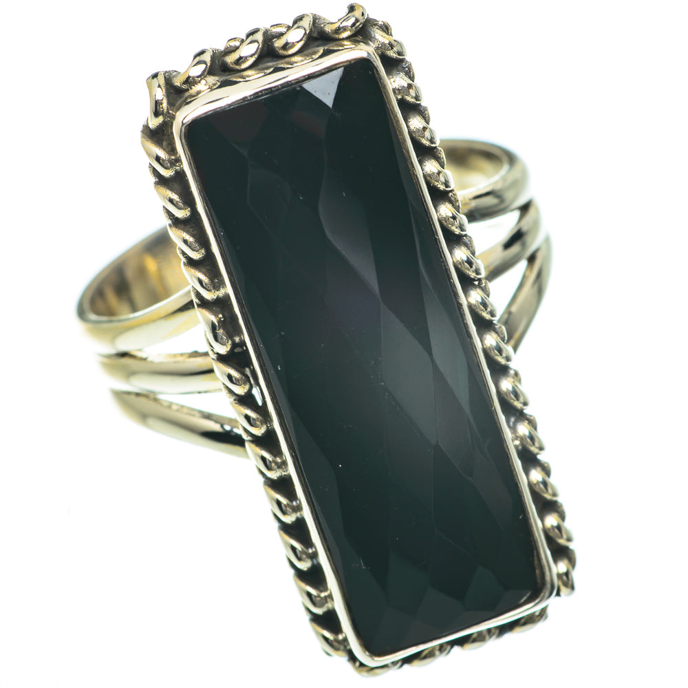 Black Onyx Rings handcrafted by Ana Silver Co - RING60082