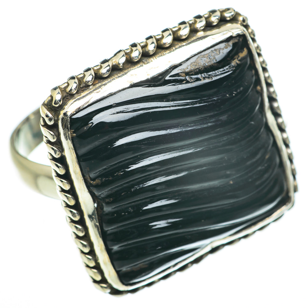 Black Onyx Rings handcrafted by Ana Silver Co - RING60084