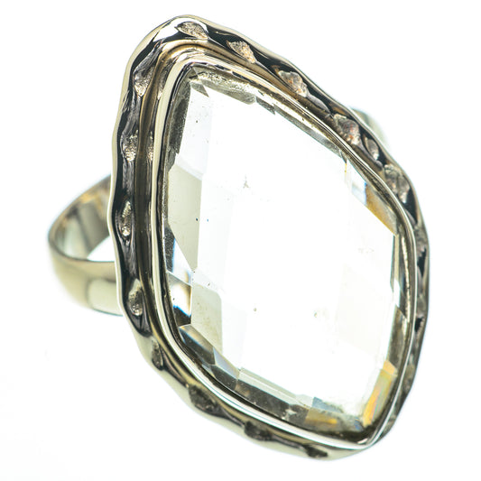 White Quartz Rings handcrafted by Ana Silver Co - RING60085