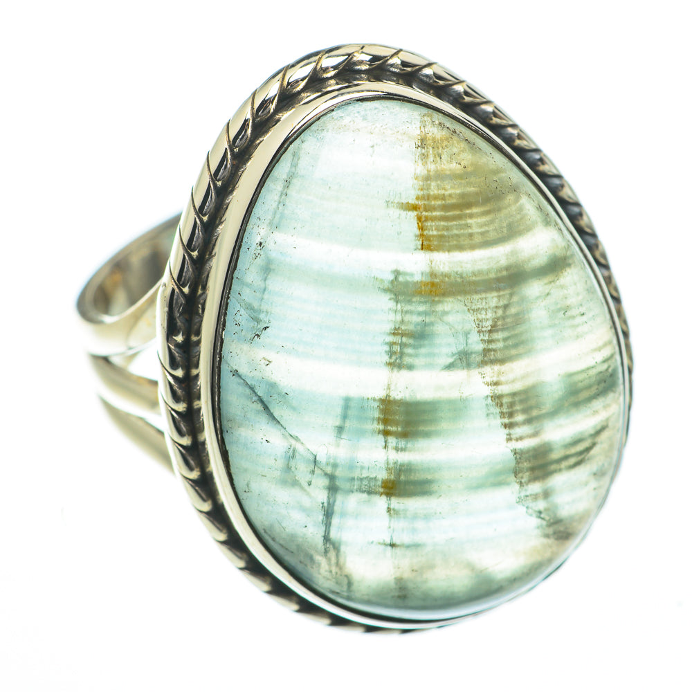 Green Fluorite Rings handcrafted by Ana Silver Co - RING60095