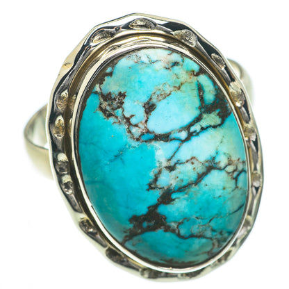 Tibetan Turquoise Rings handcrafted by Ana Silver Co - RING60097