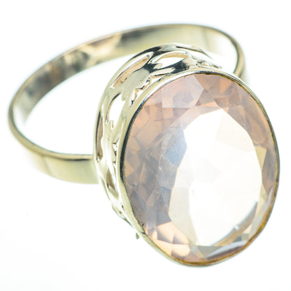 Rose Quartz Rings handcrafted by Ana Silver Co - RING60108