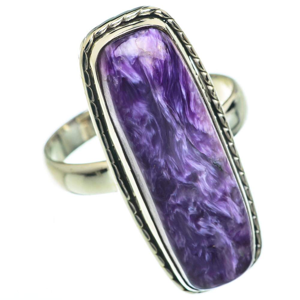 Charoite Rings handcrafted by Ana Silver Co - RING60111