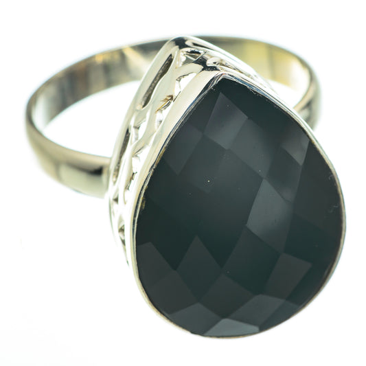 Black Onyx Rings handcrafted by Ana Silver Co - RING60113