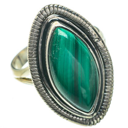 Malachite Rings handcrafted by Ana Silver Co - RING60122