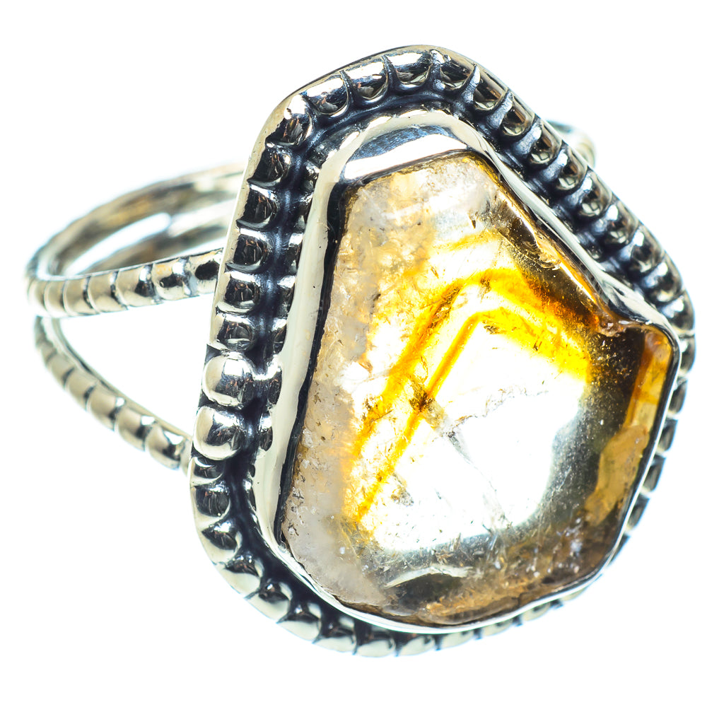 Citrine Rings handcrafted by Ana Silver Co - RING60126