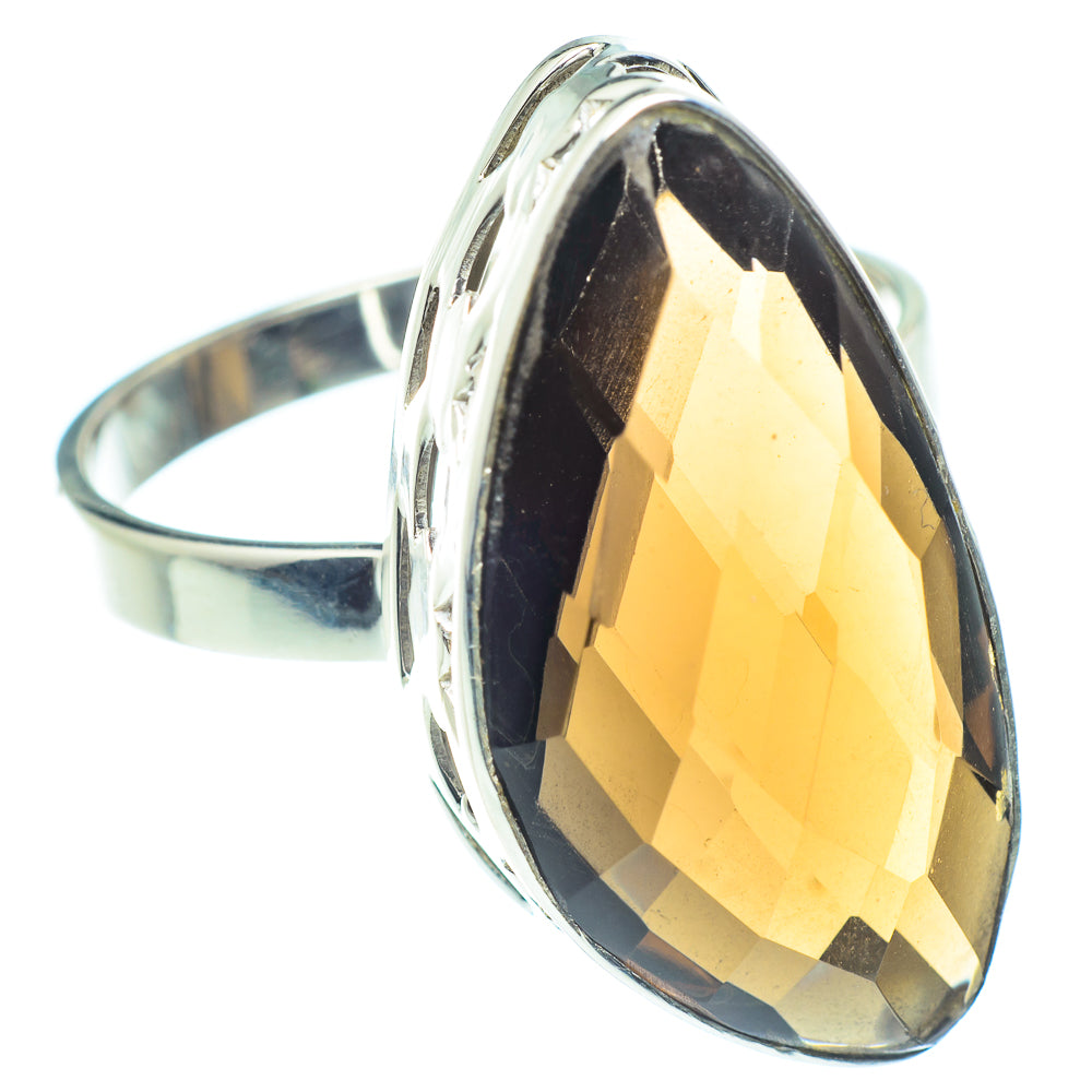 Smoky Quartz Rings handcrafted by Ana Silver Co - RING60130