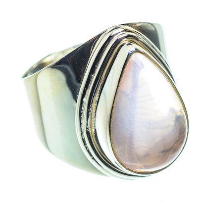 Rose Quartz Rings handcrafted by Ana Silver Co - RING60147