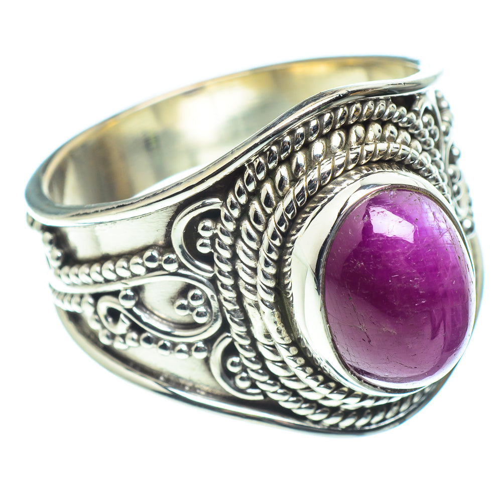 Pink Tourmaline Rings handcrafted by Ana Silver Co - RING60155