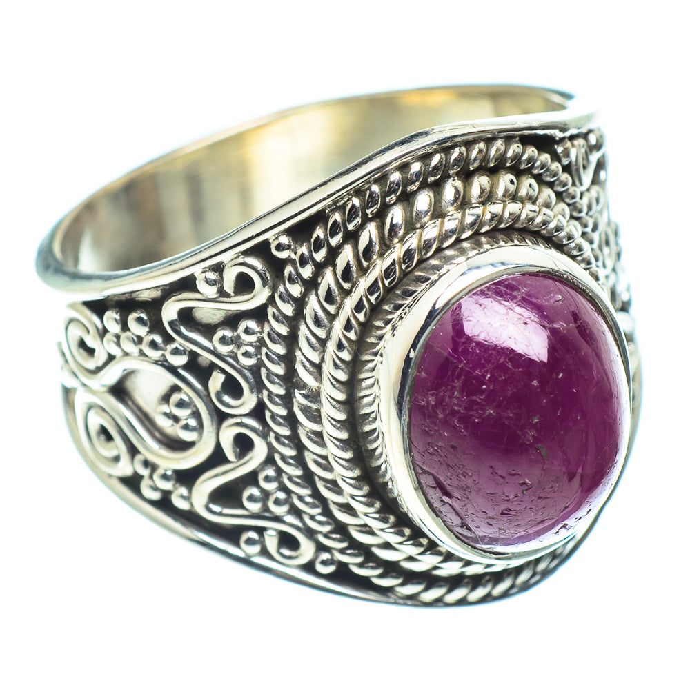 Pink Tourmaline Rings handcrafted by Ana Silver Co - RING60156