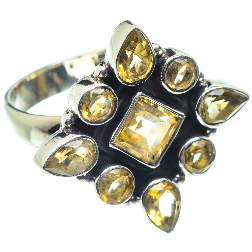 Citrine Rings handcrafted by Ana Silver Co - RING60158