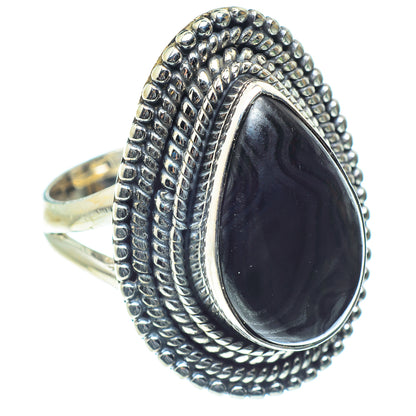 Psilomelane Rings handcrafted by Ana Silver Co - RING60159