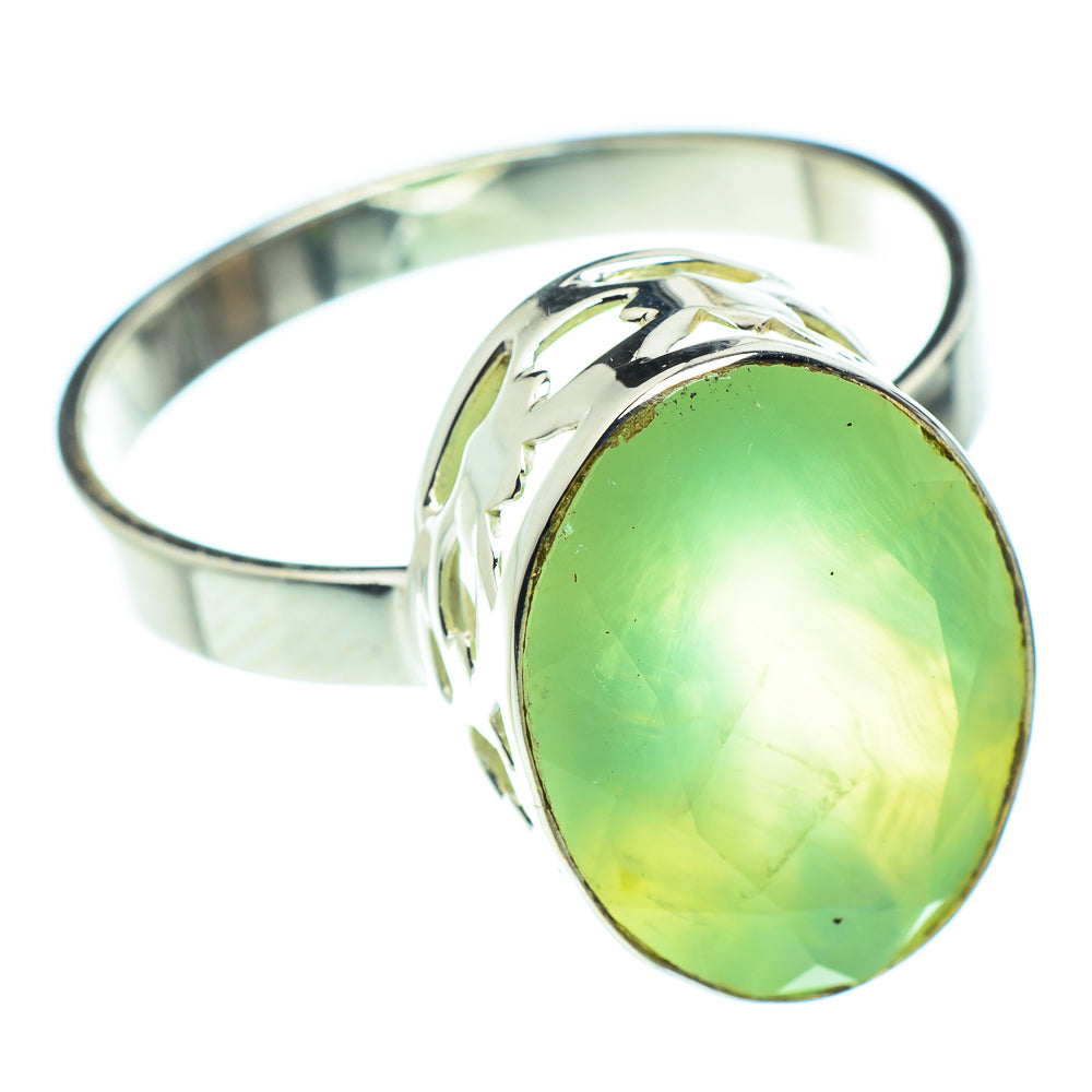 Prehnite Rings handcrafted by Ana Silver Co - RING60160