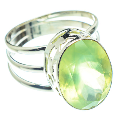 Prehnite Rings handcrafted by Ana Silver Co - RING60161