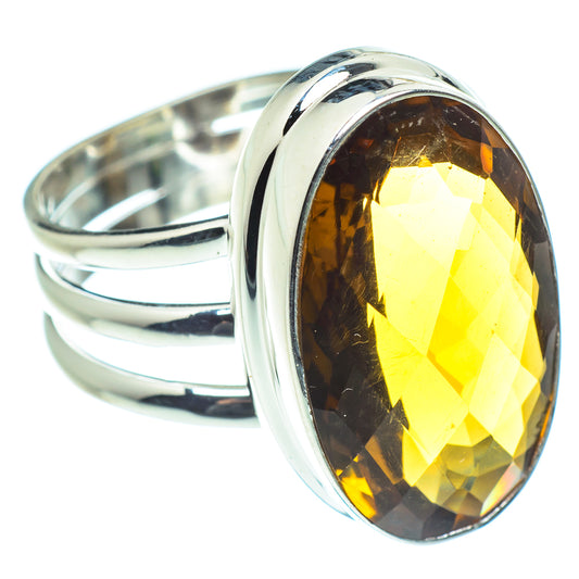 Mandarin Citrine Rings handcrafted by Ana Silver Co - RING60172