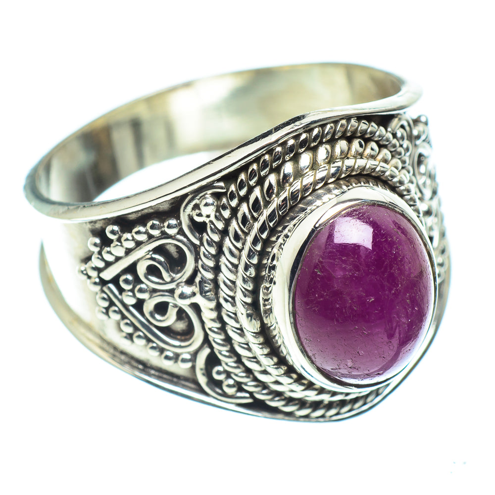Pink Tourmaline Rings handcrafted by Ana Silver Co - RING60179