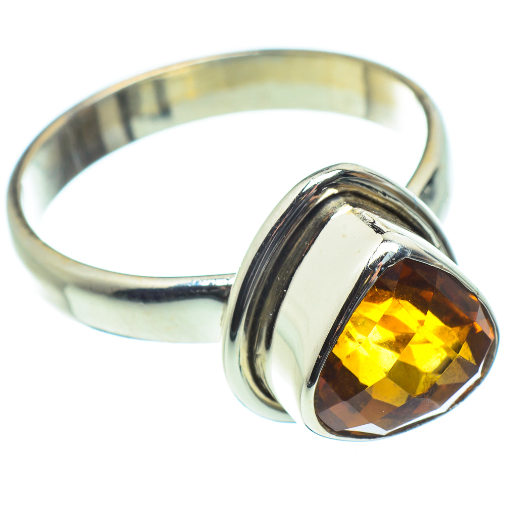 Mandarin Citrine Rings handcrafted by Ana Silver Co - RING60197
