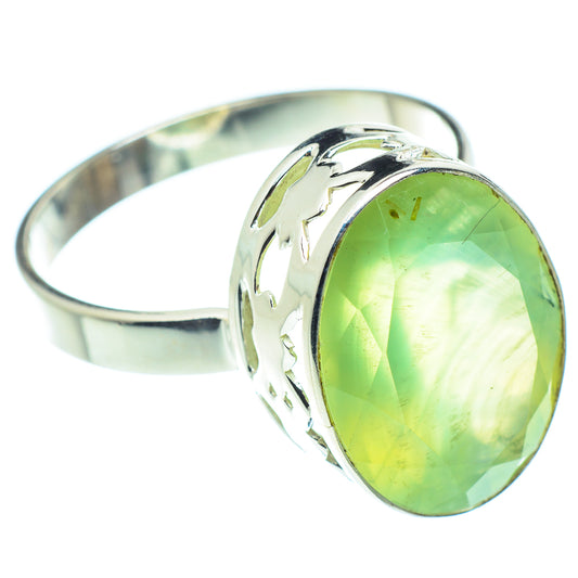 Prehnite Rings handcrafted by Ana Silver Co - RING60198