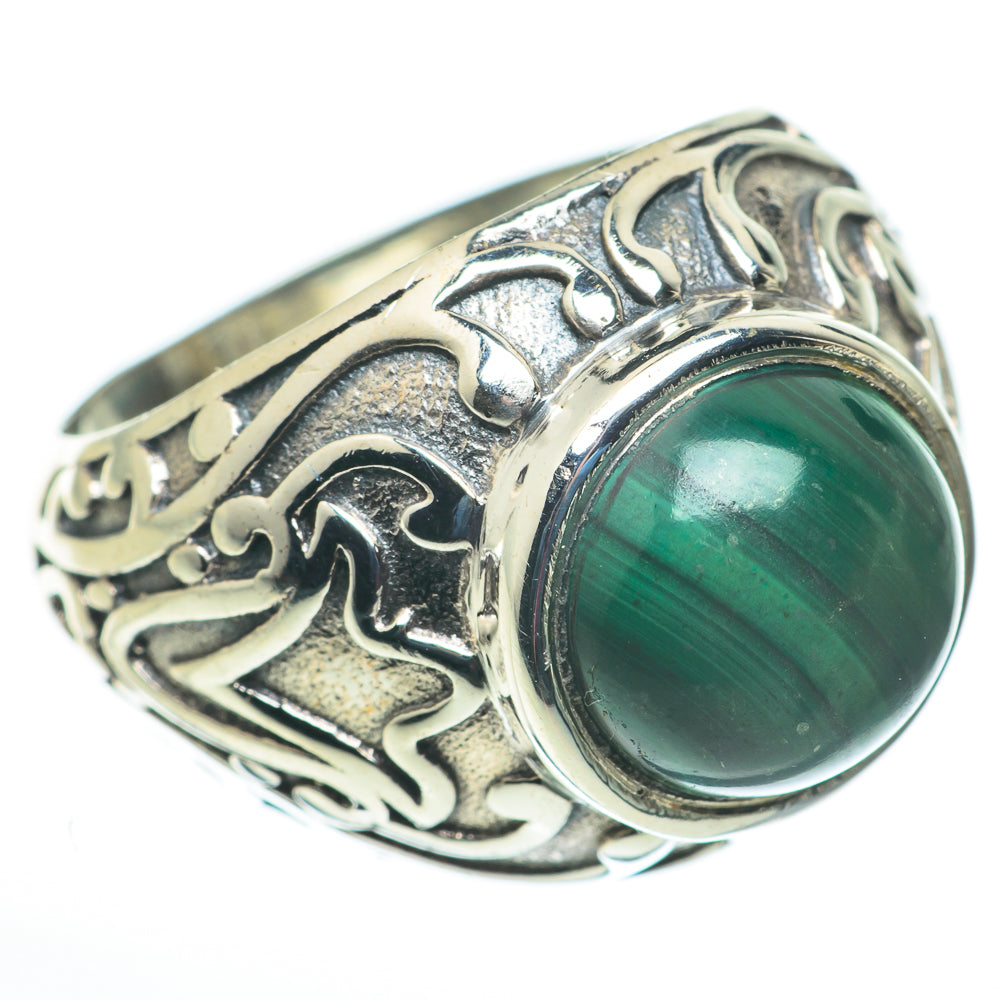 Malachite Rings handcrafted by Ana Silver Co - RING60229