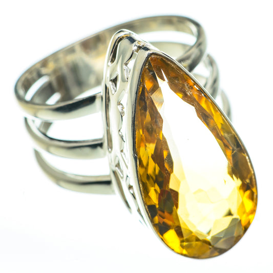 Mandarin Citrine Rings handcrafted by Ana Silver Co - RING60233