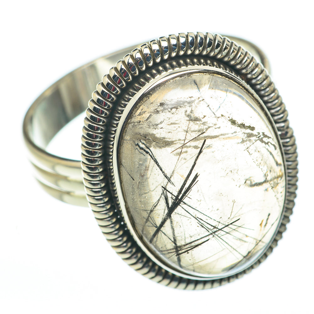 Tourmalinated Quartz Rings handcrafted by Ana Silver Co - RING60249